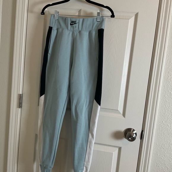 Nike Air Women's Cyan Heather Jogger Pants Sweats size XSMALL - Picture 9 of 9